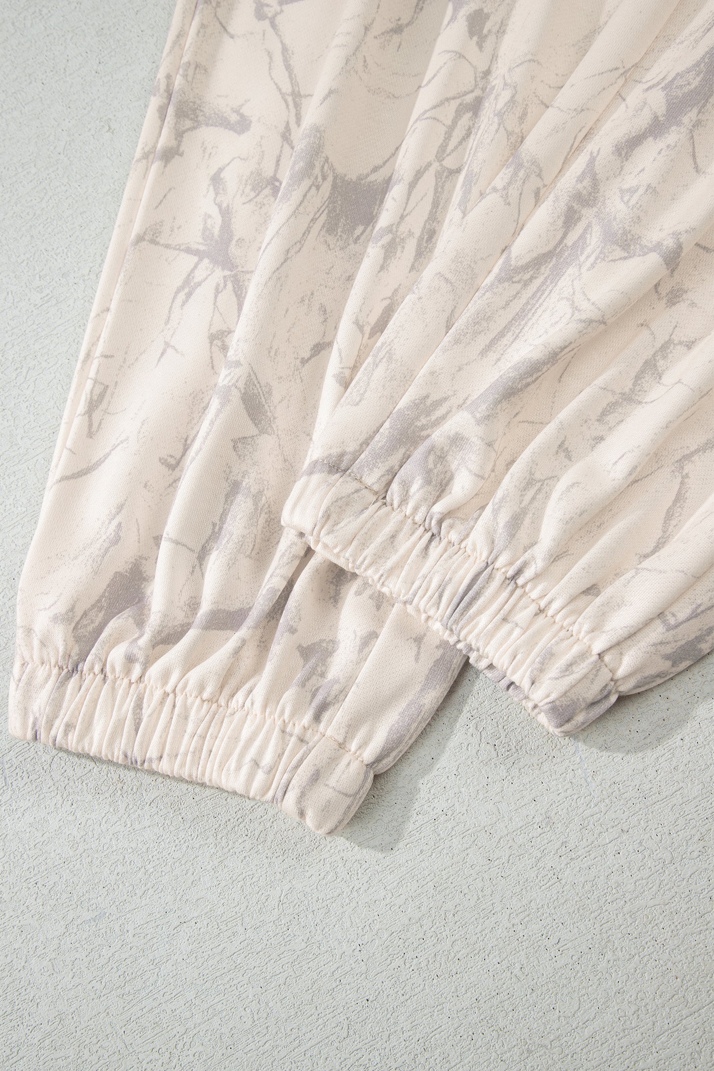 Pink Camo Print Jogger Pants Set